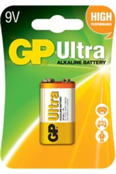 9v Ultra Alkalin Pil Tekli Paket 1604au ürün görseli 1