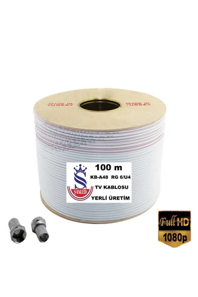 35 Metre ?rg6u/4u Uydu Çanak Anten Kablosu ürün görseli 1