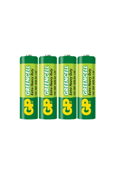 Gp Greencell Aa 4 Lü Extra Heavy Duty 1,5 V 2a Kalem Pil ürün görseli 1