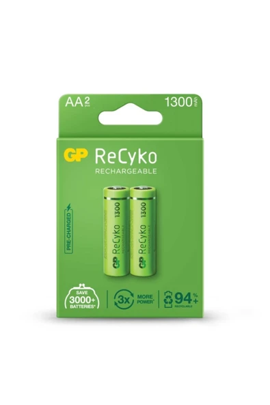 Aa 1300 Mah Şarjlı Kalem Pil 2'li Paket 130aahcemtr-2gb ürün görseli 1