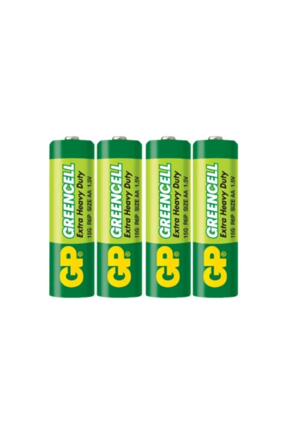 Gp Greencell Aa 4 Lü Extra Heavy Duty 1,5 V 2a Kalem Pil ürün görseli 1