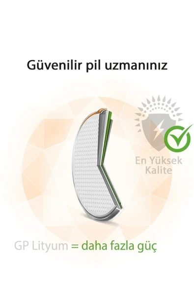 Gp Pil Düğme 2032 3v 5li Paket - Resim 4