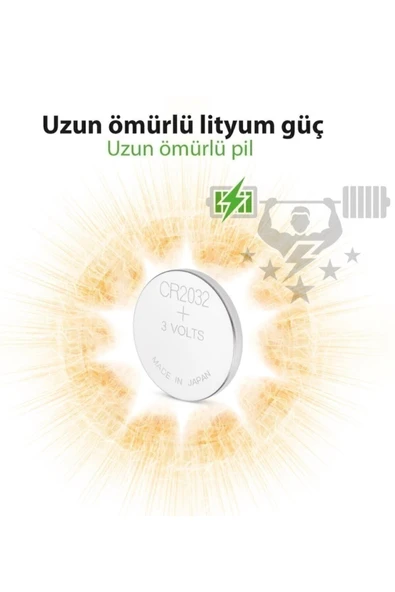Gp Pil Düğme 2032 3v 5li Paket - Resim 6