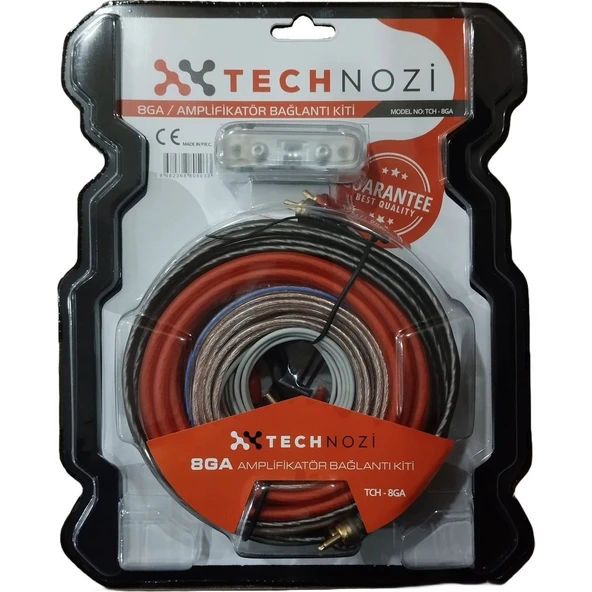Oto Set 8GA Amplifikatör Bağlantı Kiti 1000W 4 Kanal Yüksek Performans ürün görseli 1