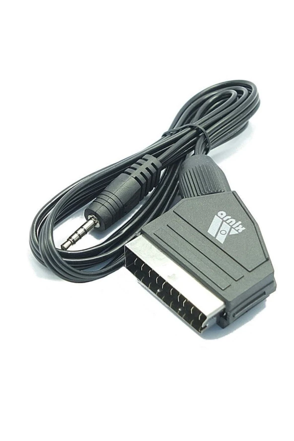 Scart 3.5mm Jak Fiş Çevirici Av - Scart Kablosu Next Süpermax Multibox Ve Daha Bir Çok Uyduya Uyumlu ürün görseli 1