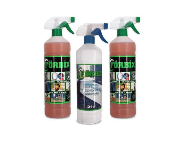 FORBİX 3 LÜ FIRSAT PAKETİ 2 FORBİXGTS35 VE 1 BANYO TEMİZLEYİCİ ürün görseli 1