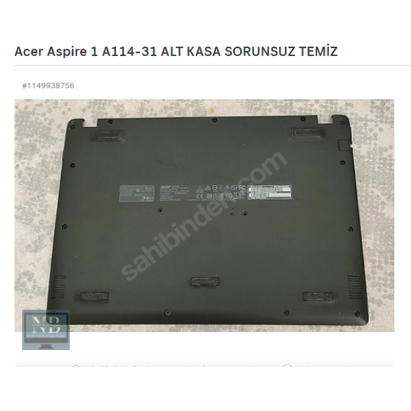 Acer Aspire 1 A114-31 ALT KASA SORUNSUZ TEMİZ ürün görseli 1