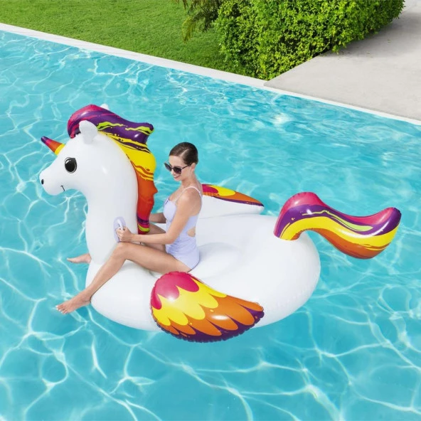 Dev Pegasus Binici 220x195 Cm Bestway - 41113 - Resim 5