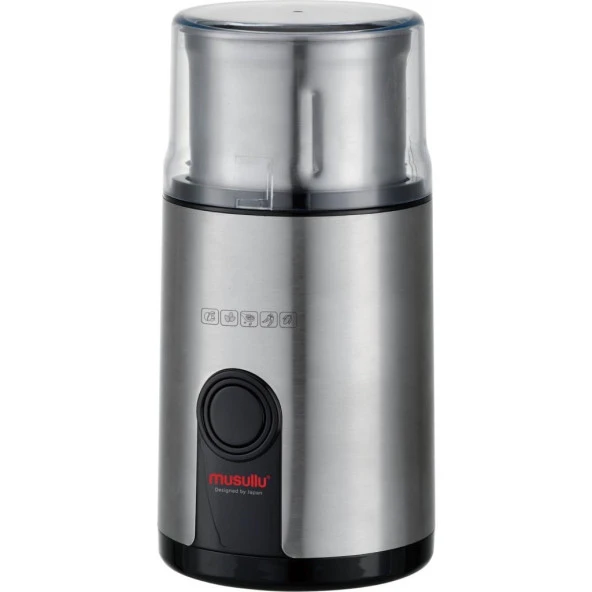 Musullu MSL-1004 Kahve ve Baharat Öğütücü 200W İnox ürün görseli 1
