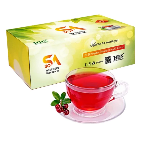 HHS SA 30 Days Bitkisel SA30 Detox Çayı 30 Poşet x 4GR ürün görseli 1