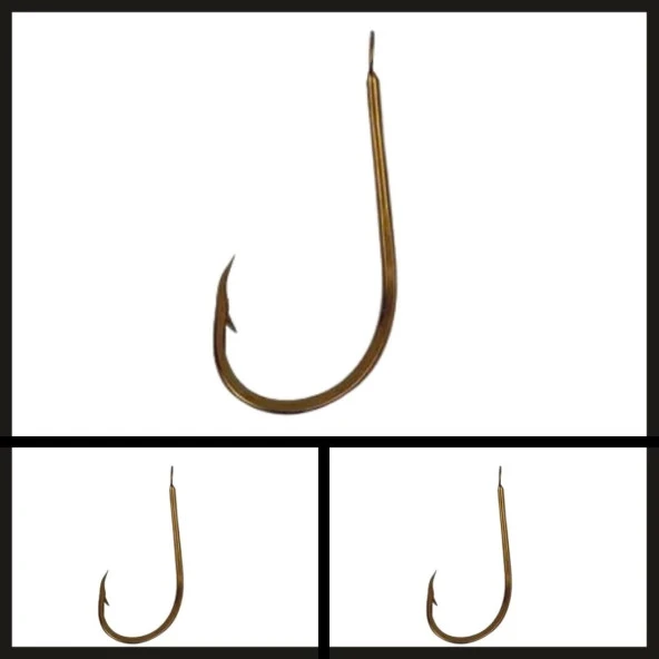 Uyguna-Yakala 50 Adet Mustad 530 No:3/0 Bronz İğne-İĞN.686 ürün görseli 1