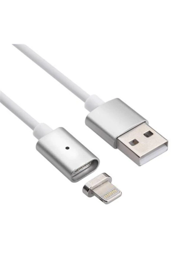 Iphone Manyetik Mıknatıslı Usb Şarj Kablosu Manyetik ürün görseli 1