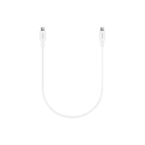 Ttec Type-C to Type-C 30cm 60W PD/QC Hızlı Şarj/Data Kablosu 2DK47B Beyaz ürün görseli 1