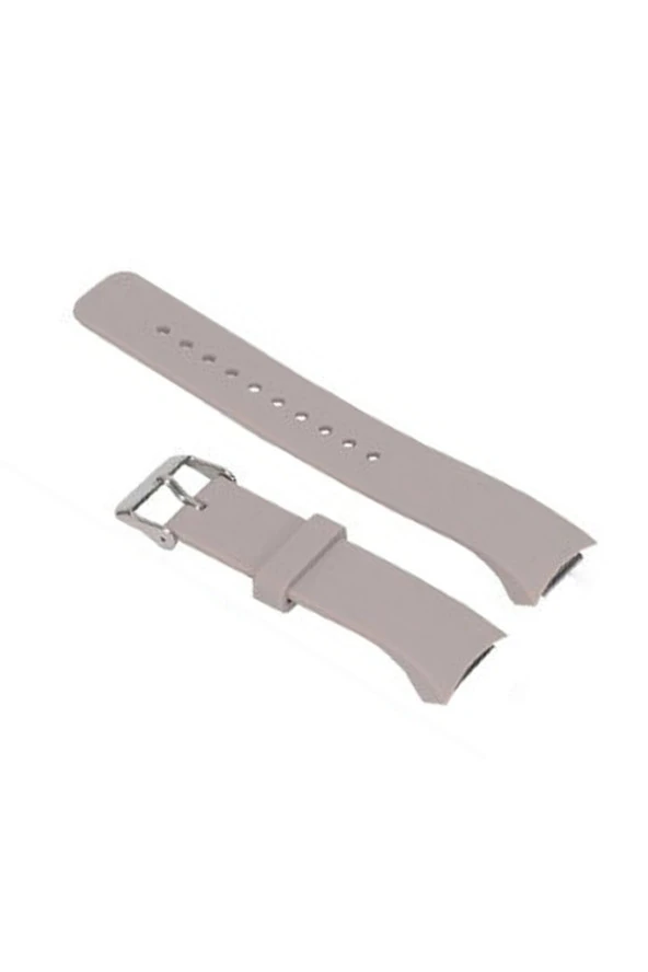 Samsung Gear Fit 2 R360 Için Adaptörlü Silikon Kordon Krem ürün görseli 1