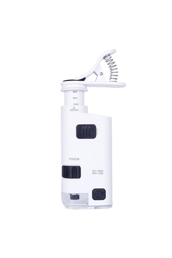 universal clip type led cellphone microscope ürün görseli 1