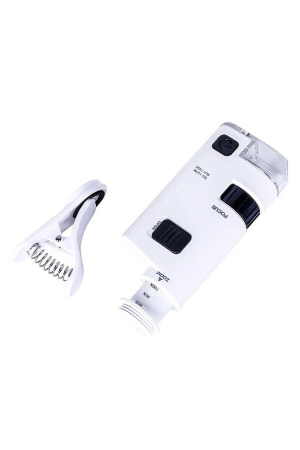universal clip type led cellphone microscope - Resim 2
