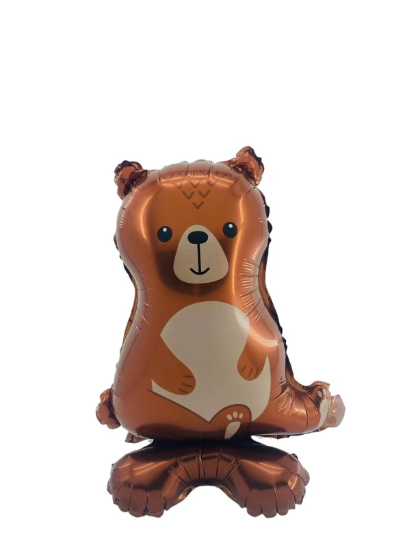 Ayaklı Ayı Folyo Balon 58x42 cm ürün görseli 1