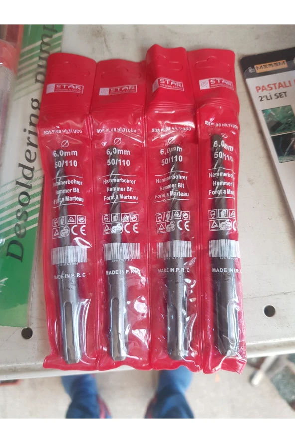 6mm hilti ucu 4 adet 110 mm ürün görseli 1