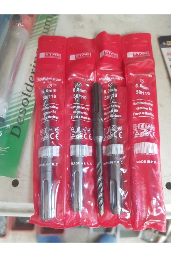 6mm hilti ucu 4 adet 110 mm - Resim 2