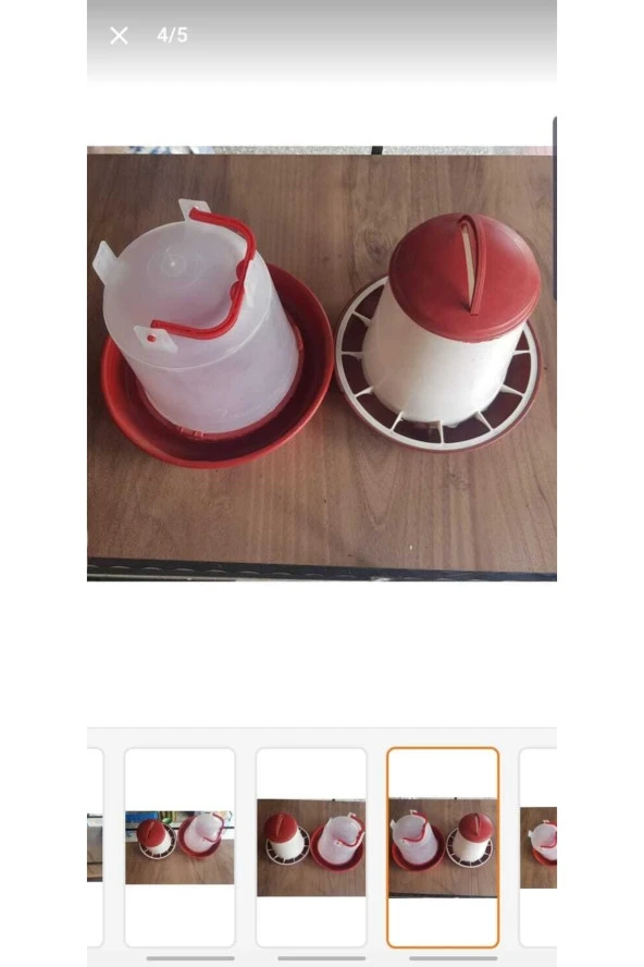 Tavuk Yemlik 1.3kg 5 Adet Tavuk Suluk 1.3 5 Adet Gönderim ürün görseli 1