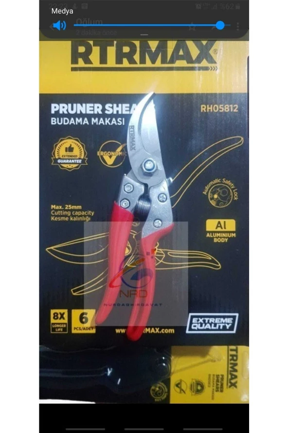 Budama Makası Rtrmax ürün görseli 1