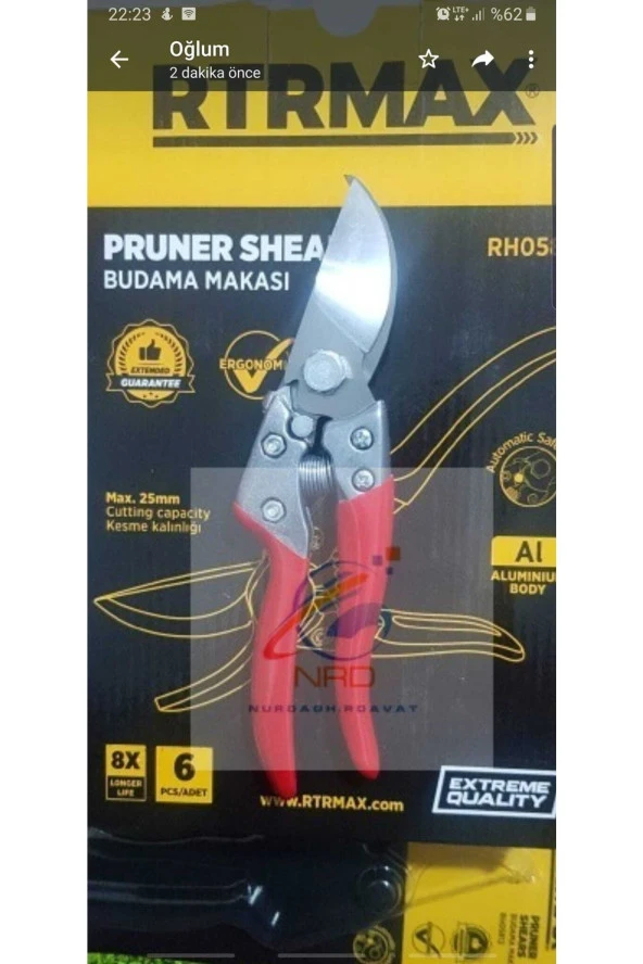 Budama Makası Rtrmax - Resim 2
