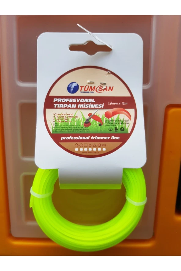 Elektrikli Tırpan Misinası 1.6 Mm 15 M ürün görseli 1