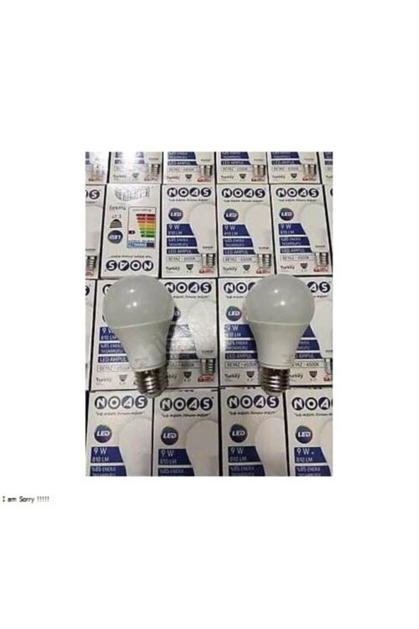 10 Adet 9 Watt Led Ampül Noas ürün görseli 1