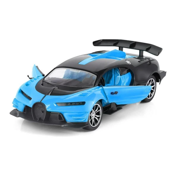 Galtoys 1:12 F/F Şarjlı Kapısı Açılan Mavi Bug. Coupe H338-18-B ürün görseli 1