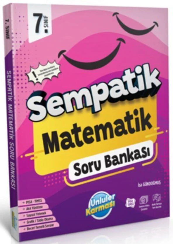 7. Sınıf Matematik Sempatik Soru Bankası Ünlüler Karması ürün görseli 1