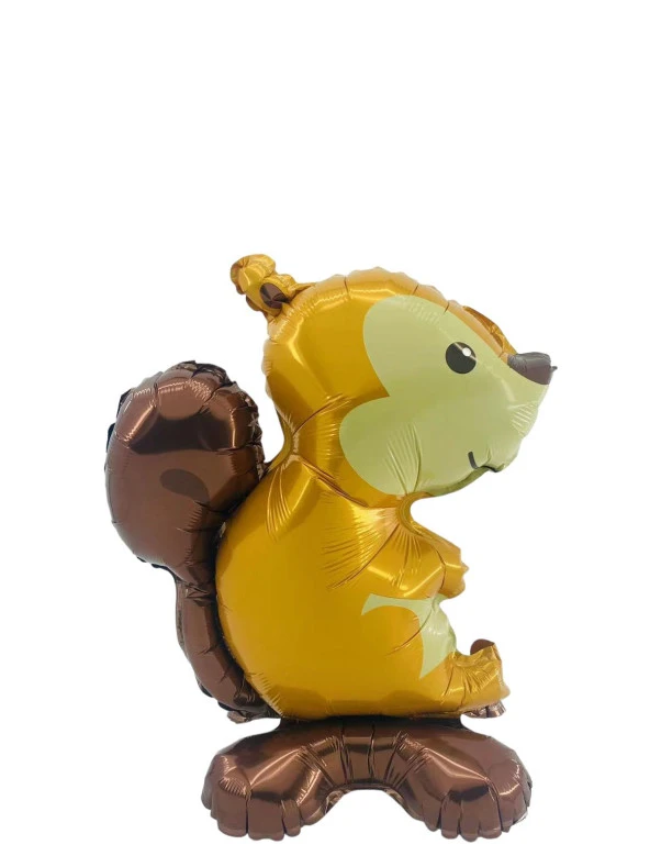 Ayaklı Sincap Folyo Balon 58x42 cm ürün görseli 1