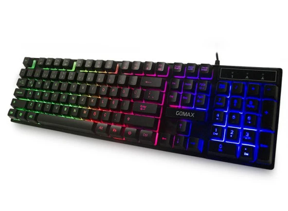 Gomax K2 Rgb Led Işıklı Oyuncu Klavyesi ürün görseli 1