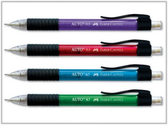Faber Castell Auto Versatil 0,5 Uçlu Kalem Kırmızı ürün görseli 1