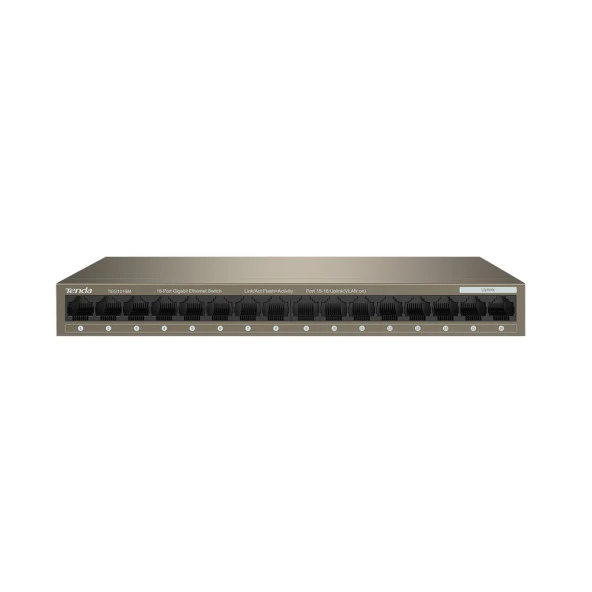 Tenda  teg1016m 16port 10/100/1000 gigabit switch ürün görseli 1
