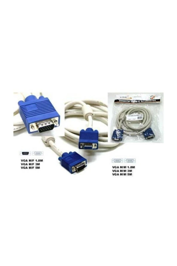 S-Link Sl-vga10 Vga 10m Projeksiyon Data 0su ürün görseli 1
