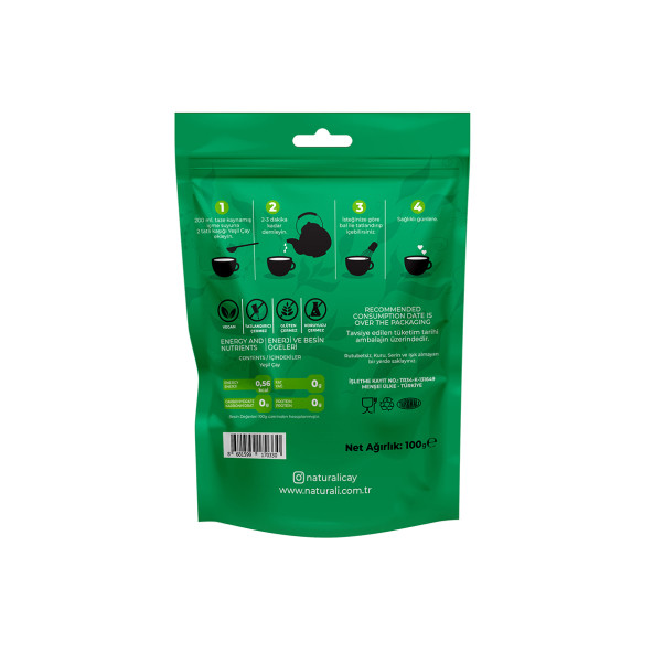 Naturali Yeşil Çay 100 Gr - Resim 2