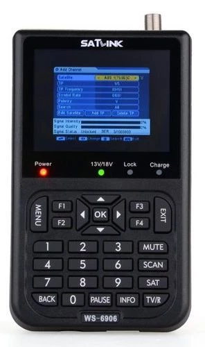 SATLINK WS 6906 Görüntülü Uydu Yön Bulucu LCD Ekran ürün görseli 1