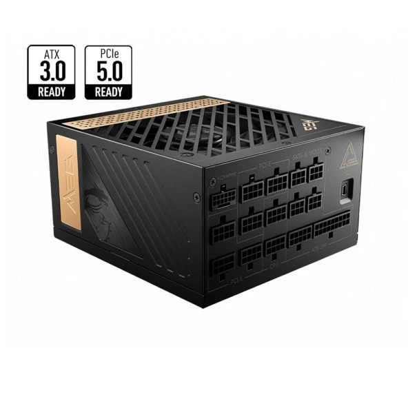 MSI MAG A1000G PCIE5 1000W 80 Plus Gold Modüler ATX 3.0 PCIE 5.0 Güç Kaynağı ürün görseli 1