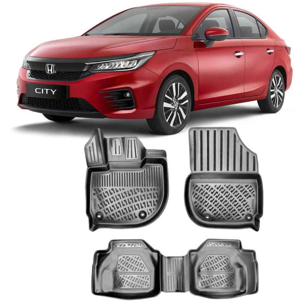 Bod Honda City 3D Havuzlu Paspas 2021 Sonrası ürün görseli 1