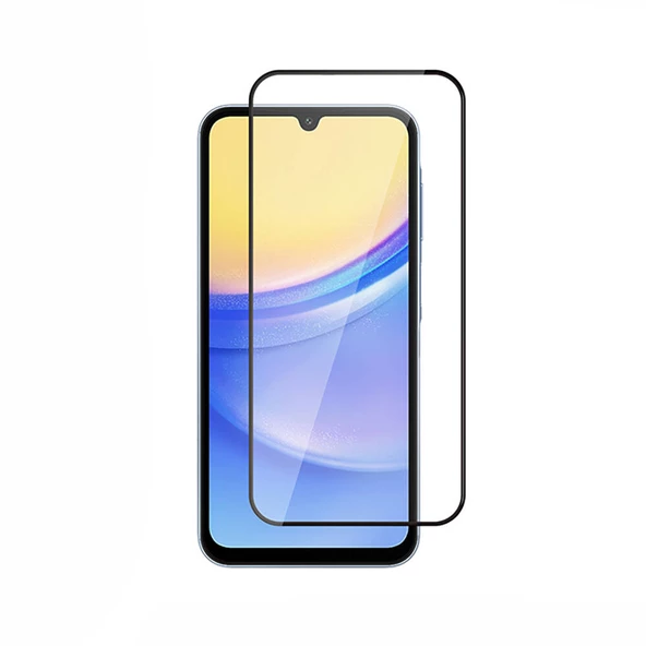 Vendas Samsung Galaxy A15 Uyumlu Kenarları Kırılmaya Dayanıklı Tempered Hardness Cam Ekran Koruyucu ürün görseli 1