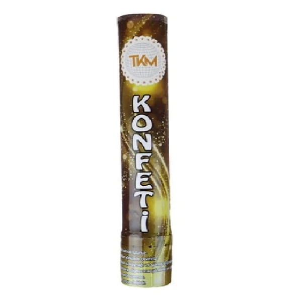 Konfeti 30 cm Altın TKM - Resim 2