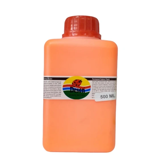 Kumaş Boyası 500ml Fosforlu Turuncu ürün görseli 1