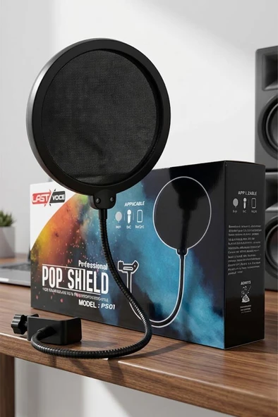 Pop Shıeld PS-01 Profesyonel Stüdyo Pop Filtre ürün görseli 1
