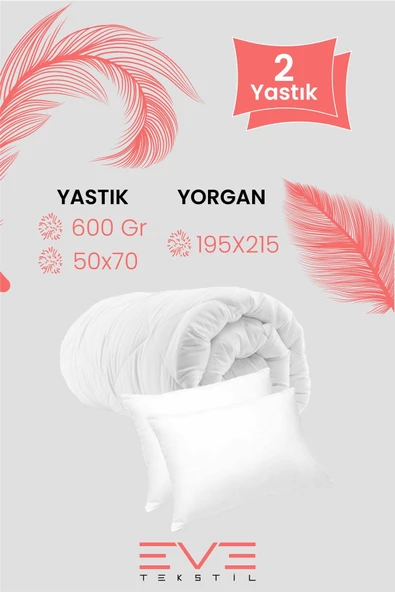 Eve Cift Kisilik Yorgan Seti 195cmx215cm ürün görseli 1