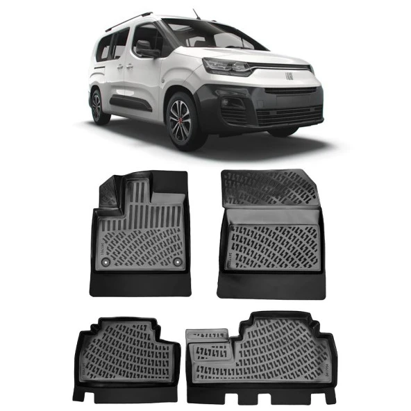 Bod Fiat Doblo 3D Havuzlu Paspas 2023-Sonrası ürün görseli 1