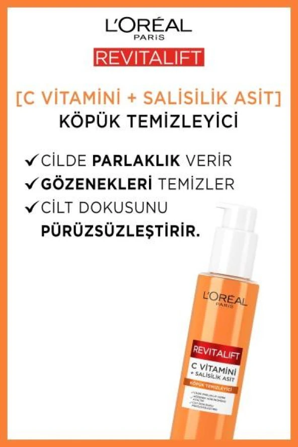 Loreal Paris Revitalift C Vitamini Temizleme Jeli 150 ml - Resim 2