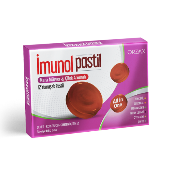 İmunol Karamürver & Çilek 12 Pastil ürün görseli 1