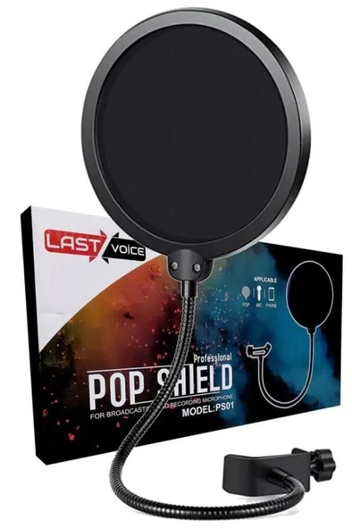 Lastvoice Ps-01 Stüdyo Pop Filtre - Çift Katman Pop Filter - Resim 2