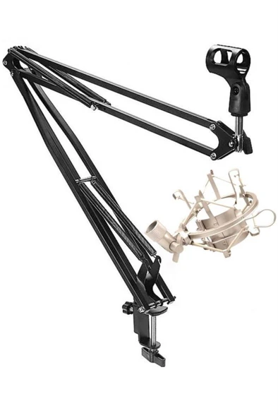 Lastvoice NB40 Pro Mikrofon Standı + SHM-02 Metal Shock Mount (50x50 Büyük Boy) ürün görseli 1