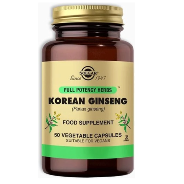 Solgar Korean Ginseng 50 Kapsül ürün görseli 1